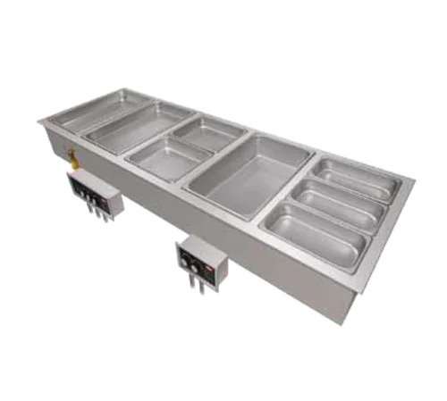 Hatco HWBI-5DA Drop-In Heated Well for Full Size Pans with Drains and Auto-Fill