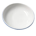 Tableware Solutions 50RUS119-141 Salad Bowl, 40oz, 8-3/4 in , round, Dapple Blue by Continental, plain white with