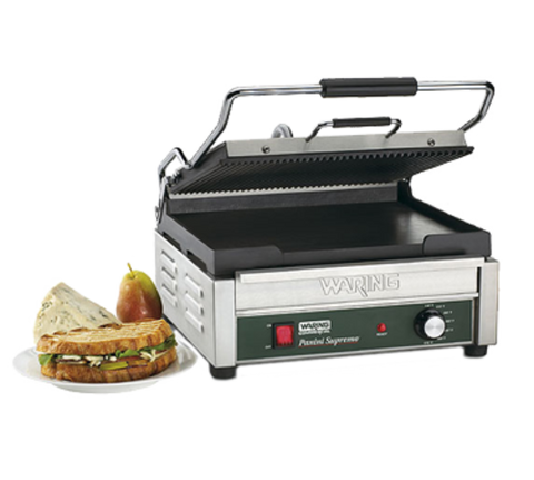 Waring WDG250 Dual Surface Panini Grill, electric, double, 14-1/2 in  x 11 in  cooking surface