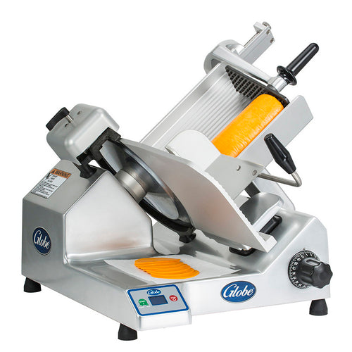 Globe S13 Premium Heavy Duty Slicer, manual, 13__ steel knife, top mounted sharpener with