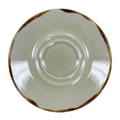 Tableware Solutions 51RUS010-196 Saucer, 6-1/2 in  dia., double-well, scratch resistant, oven & microwave safe, d