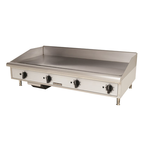 Toastmaster TMGM48 Griddle, countertop, natural gas, 48 in  W x 21 in  D cooking surface, (4) steel