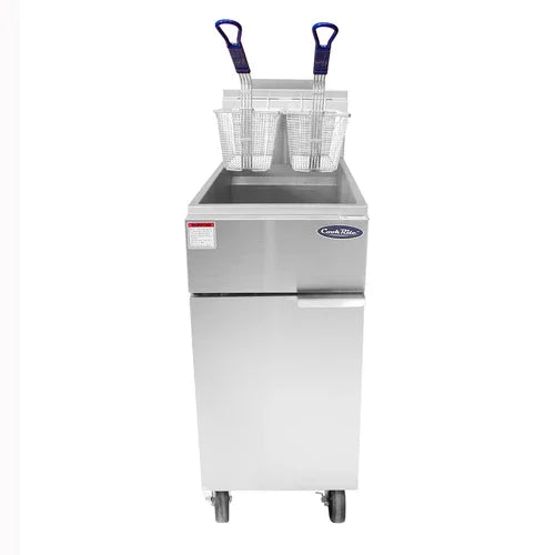 Atosa ATFS-50-NG | Cook Rite | Fryer | Natural gas | Floor model | 15-3/5 in W | 30-1/10 in D | 44-2/5 in