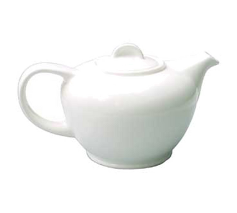 Churchill APR AT151 Teapot, 15 oz., with lid, dishwasher safe, footed, fine china, Alchemyr White (C