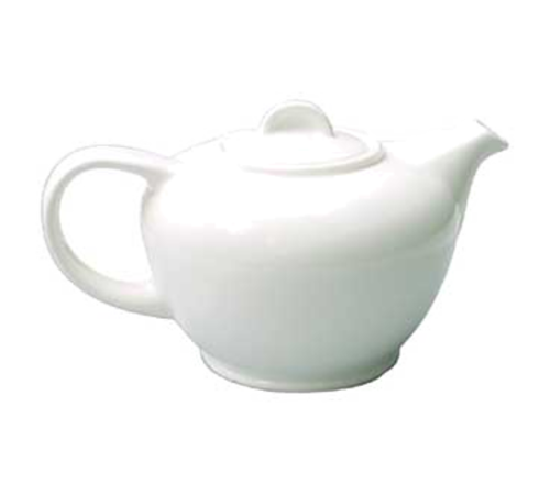 Churchill APR AT151 Teapot, 15 oz., with lid, dishwasher safe, footed, fine china, Alchemyr White (C