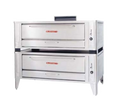 Blodgett 1060 DOUBLE Pizza Oven, deck-type, gas, 60 in W x 37 in D deck interior, (2) 10 in  high sec