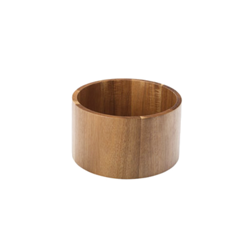 Trend JMP829 Bowl/Stand, 8-1/2 in , barrel shape, wood, Acacia, Creative Table (use with R900