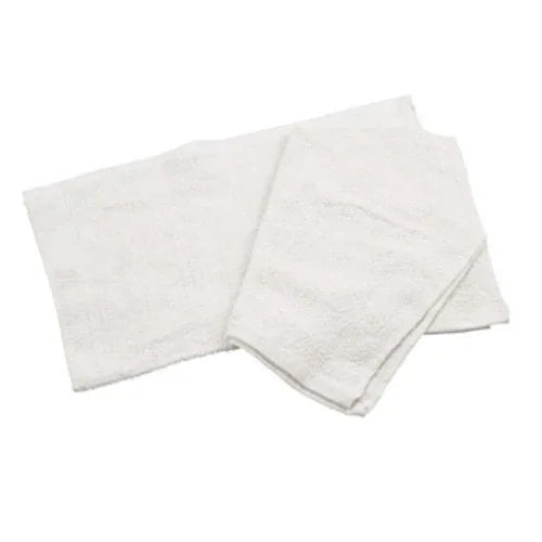 Winco BTW-30 | Bar Towel 16" x 19" 100% Cotton White