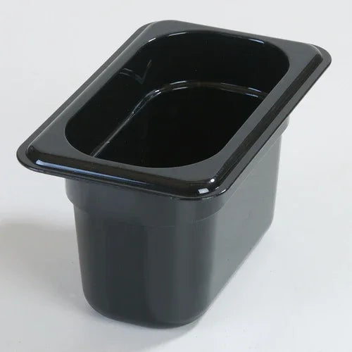 Carlisle 3068703 | StorPlus Food Pan 1/9 Size 1.0 qt Black