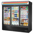 True GDM-69-HC-LD Refrigerated Merchandiser, three-section, (12) shelves, (3) Low-E thermal glass