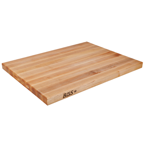 John Boos RA01 Cutting Board, 18 in W x 12 in D x 2-1/4 in  thick, edge grain construction, Nor