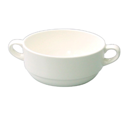 Churchill APR AHCB1 Consomme Bowl, 10 oz., round, with handle, stackable, rolled edge, microwave & d