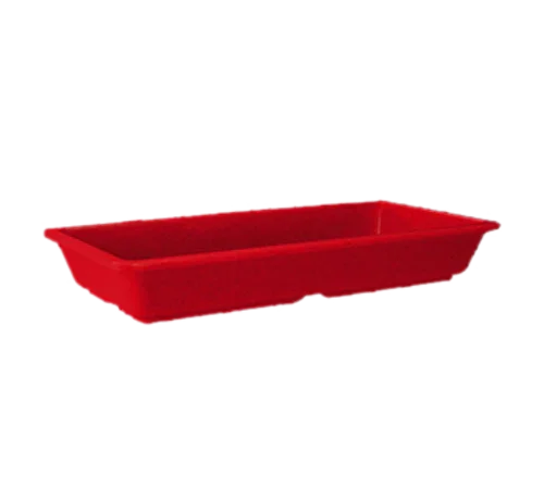 Get ML-121-RSP | Red Sensation | 16 oz. Rectangular Entree Dish 9-1/4 in x 4-3/4 in