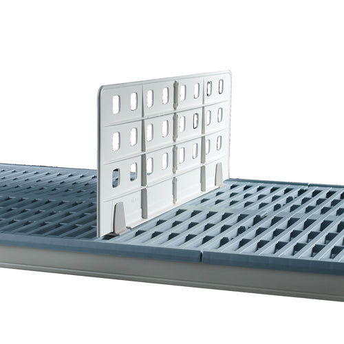 Metro MUD18-8  - Universal Shelf Divider, light duty, 18 - 21 in W x 8 in H, for gri