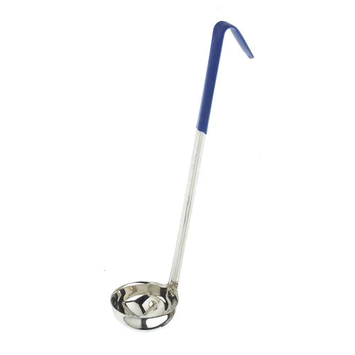 Browne 9942BLU Ladle, 2 oz., 10-4/5 in L, one-piece, heat resistant to 392ø F (200ø C), polypro