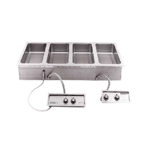 Wells MOD-400TDM/AF Food Warmer, top-mount, built-in, electric, auto-fill, (4) 12 in  x 20 in  openi