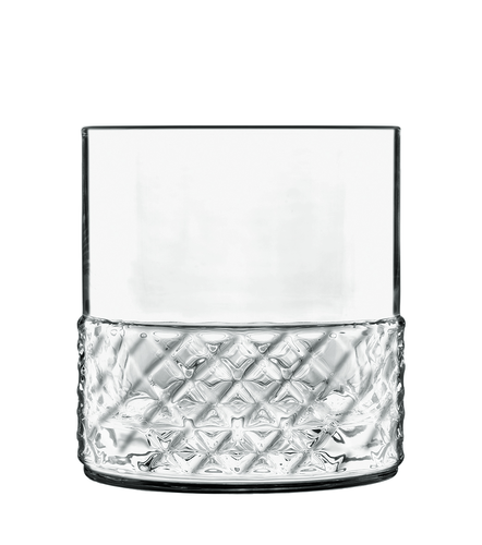 Luigi Bormioli A12761BYL021990 Whiskey Glass, 10.25 oz., 3-1/8 in  dia. x 3-1/4 in H, dishwasher safe, titanium