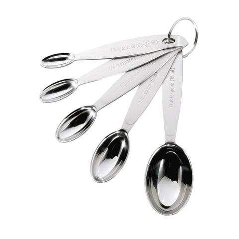Cuisipro 747002 Cuisipro Measuring Spoon Set, includes (5) nesting spoons: 1/8 tsp, 1/4 tsp, 1/2