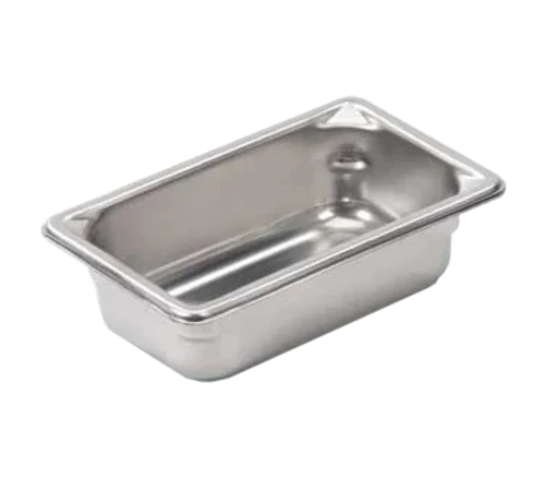 Vollrath 30922 | Super Pan V | Food Pan 1/9 Size 2" Deep 0.6 Qt Capacity