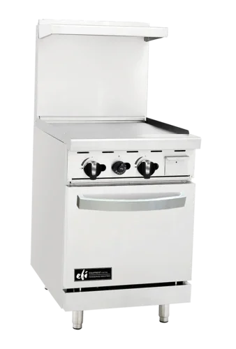 EFI RCTRS-24G-N | Versa Heat | Restaurant Range Natural Gas 24 in Griddle and Oven