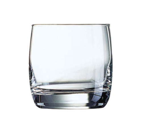 Arcoroc  10007 Rocks Glass, 10-1/2 oz., glass, Arcoroc, Cabernet (H 3-1/4 in  T 3-1/16 in  B 2-