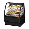 True TDM-DC-36-GE/GE-S-S Display Merchandiser, dry, non-refrigerated, 36-1/4 in W, with lift up curved gl