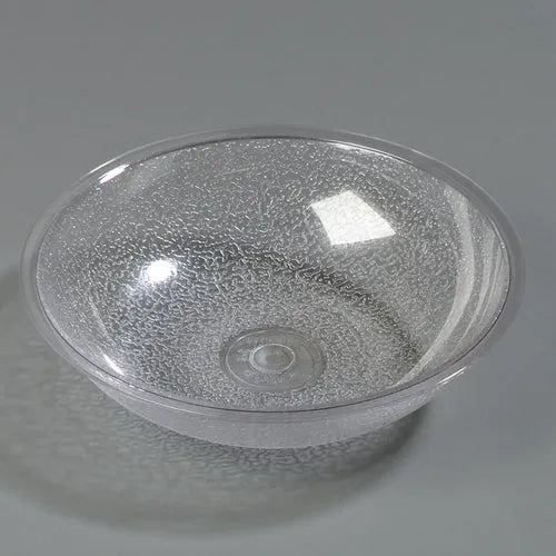 Carlisle 720607 | Salad Bowl 12 oz. Round Pebbled Polycarbonate Clear
