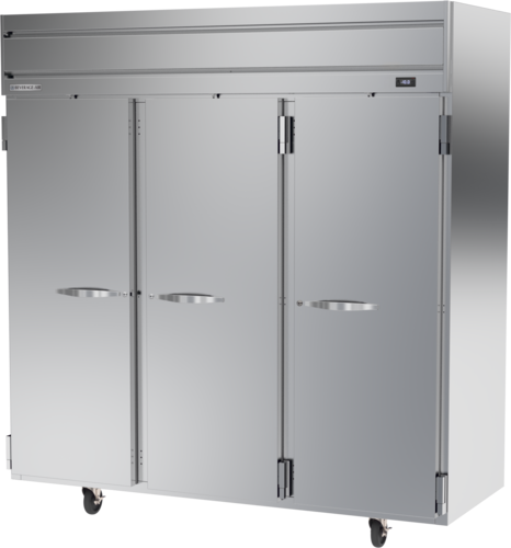 Beverage Air HFPS3HC-1S Horizon Series Freezer, reach-in, three-section, 69.1 cu. ft., (1) center solid
