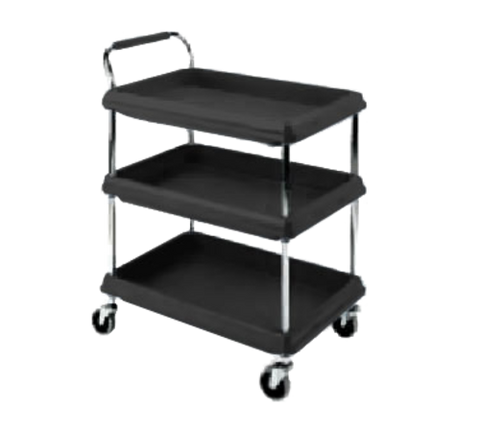 Metro BC2636-3DBL  - Deep Ledge Utility Cart, 3-tier with open base, 38-3/4 in W x 27 in