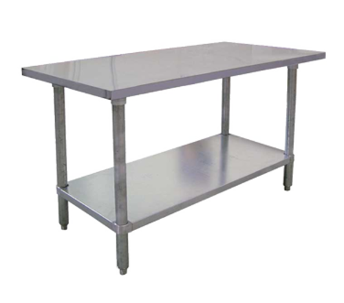 Omcan 26045 (26045) Work Table, 84 in W x 30 in D x 34 in H, 1500 lbs. load capacity, unders