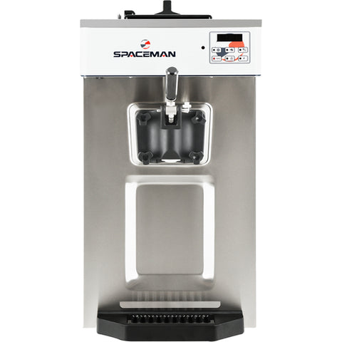 Spaceman 6236-C Soft-Serve Machine, countertop, air-cooled self-contained, (1) flavor, gravity f