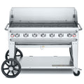 Crown Verity CV-RCB-48WGP Pro Series Grill, LP gas, 56 in L x 28 in D, 7 burners, 30 in  wind guards, stai
