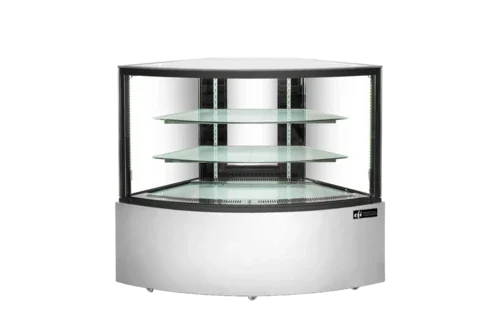 EFI CGCRM-5948 | Versa Display | Refrigerated Corner Display Case 11.6 cu. ft.