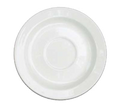 Churchill APR AS6 1 Tea Saucer, 6 in  dia., round, rolled edge, microwave & dishwasher safe, footed,