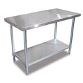 Omcan 24196 (24196) Standard Work Table, 24 in W x 18 in D x 34 in H, 18/430 stainless steel