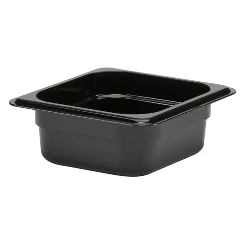 Cambro 62CW110 | Camwear Food Pan 1.1 qt 2-1/2 in deep 1/6 size polycarbonate black