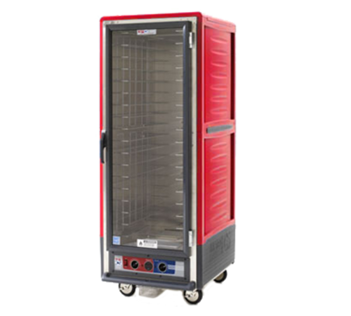 Metro C539-CLFC-U C5 3 Series Heated Holding & Proofing Cabinet, lower wattage, with Red Insulatio