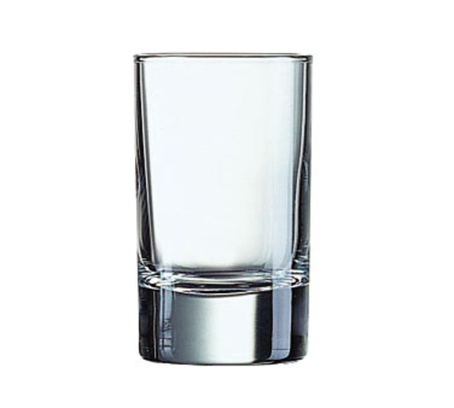 Arcoroc J4238 Whiskey Glass, 3-1/4 oz., glass, Arcoroc, Islande (H 3-7/16 in  T 2 in  B 1-7/8