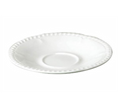 Churchill W   BTS 1 Saucer, 6 in  dia., round, large, rope embossed gadroon rolled edge, fluted, mic