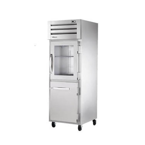 True STR1R-1HG/1HS-HC SPEC SERIESr Refrigerator, reach-in, one-section, (1) glass & (1) stainless stee