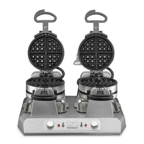 Waring WW300BX Commercial Belgian Waffle Maker, quad side-by-side, (75) 1 in  thick waffles per