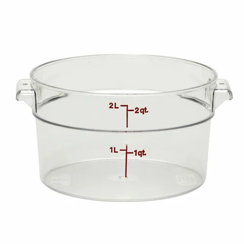 Cambro RFSCW2135 | Camwear Storage Container round 2 qt 8-3/16 in dia 4-3/16 in H