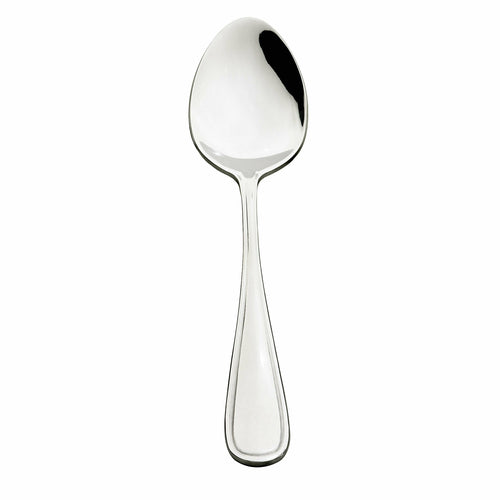 Browne 502502 Celine Dessert Spoon, 7-3/10 in , oval, 18/0 stainless steel, mirror finish
