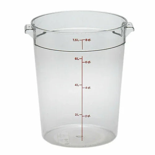Cambro RFSCW8135 | Camwear Storage Container 8 qt round 9-15/16 in dia 10-7/8 in H