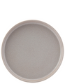 Creative Table CT9258 Coupe plate, 22 cm (8.5 in ), stacking, round, ceramic stoneware, grey, Pico, Cr