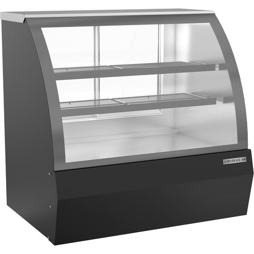 Beverage Air CDR4HC-1-B Refrigerated Deli Case, open food rated, 49-1/4 in  W, 14 cu. ft. capacity, curv