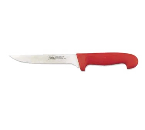 Browne PC1286RD Boning Knife, 6 in  German molybdenum stainless steel blade, ABS handle, red, NS