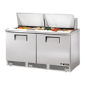 True TFP-64-24M Sandwich/Salad Unit, two-section, rear mounted self-contained refrigeration, sta
