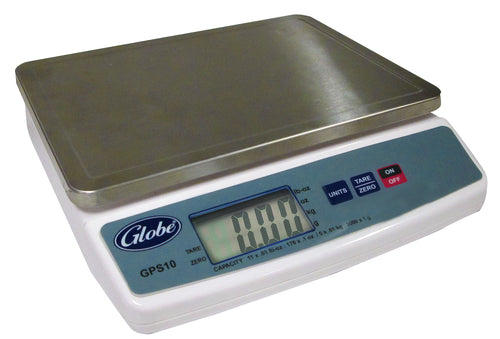 Globe  GPS10-4 Portion Control Scale, digital, 11 lbs. capacity (11 x .1 lbs. -oz. : 176 x .1 o