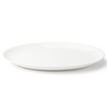 Browne 5630117 Plate, 30.6x20.6cm / 12x8 in , oval, coupe, vitrified high alumina porcelain, wh